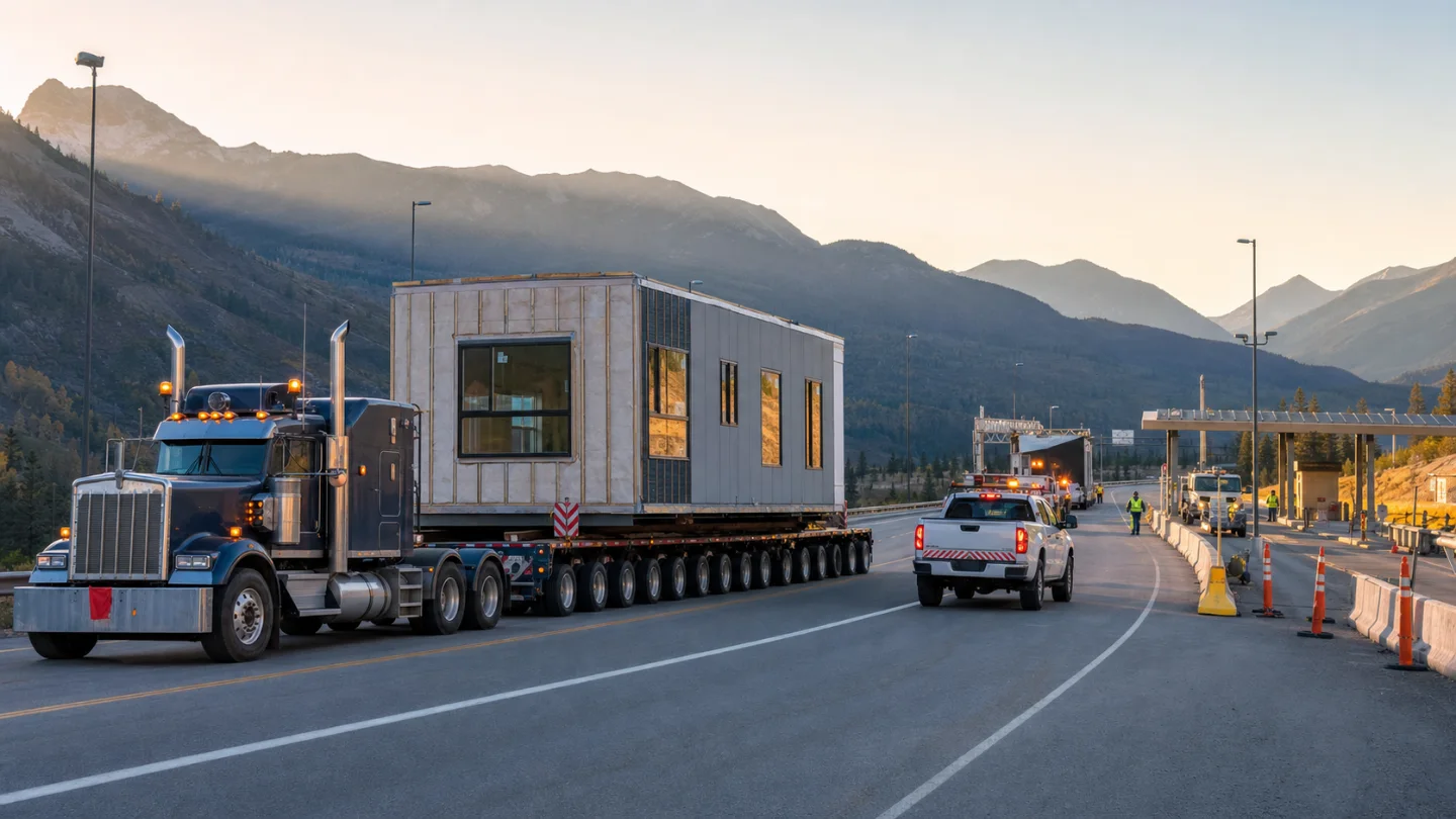 Editorial concept for The Last-Mile Problem: Permitting Wide-Load Transport Across State Lines